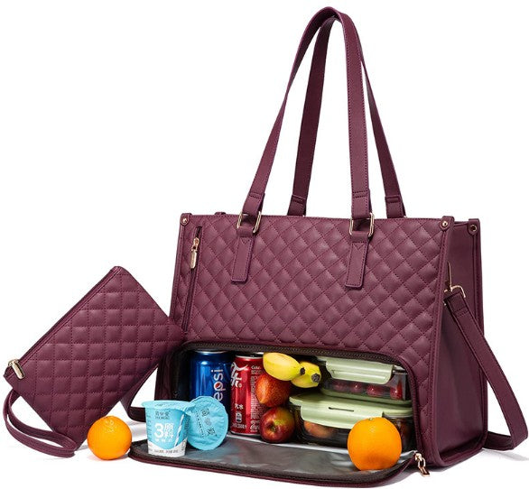 Convenient Insulated Lunch Bag for Commuting Women