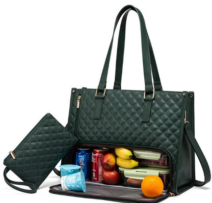 Convenient Insulated Lunch Bag for Commuting Women