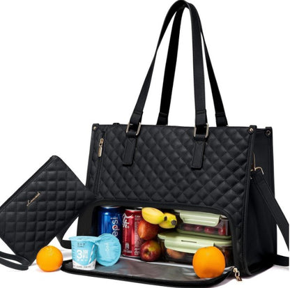 Convenient Insulated Lunch Bag for Commuting Women